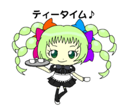 Glitter Cute Girls sticker #8670209