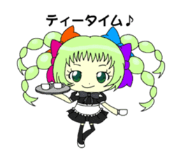 Glitter Cute Girls sticker #8670209