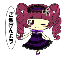 Glitter Cute Girls sticker #8670216