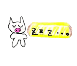 Animals and humans of the day sticker #8670708