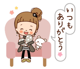 The dumpling version of the girl. sticker #8671314