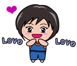 Buty girl Ver.Eng sticker #8671347