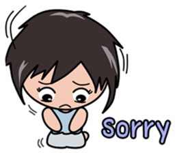 Buty girl Ver.Eng sticker #8671348