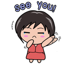 Buty girl Ver.Eng sticker #8671349