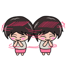 Buty girl Ver.Eng sticker #8671360