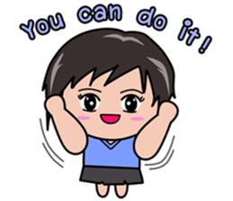 Buty girl Ver.Eng sticker #8671361