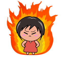 Buty girl Ver.Eng sticker #8671362