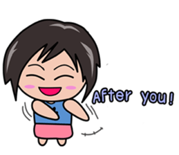 Buty girl Ver.Eng sticker #8671363