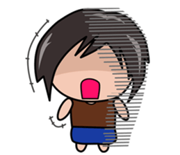 Buty girl Ver.Eng sticker #8671364