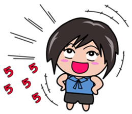 Buty girl Ver.Eng sticker #8671366