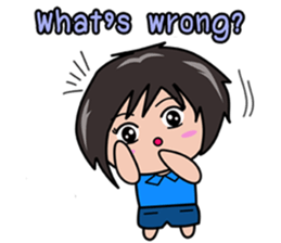 Buty girl Ver.Eng sticker #8671369