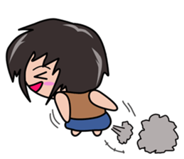 Buty girl Ver.Eng sticker #8671370