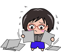 Buty girl Ver.Eng sticker #8671371