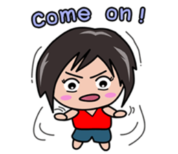 Buty girl Ver.Eng sticker #8671372