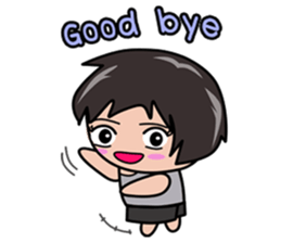 Buty girl Ver.Eng sticker #8671375