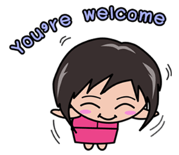 Buty girl Ver.Eng sticker #8671376