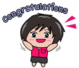 Buty girl Ver.Eng sticker #8671377