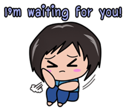 Buty girl Ver.Eng sticker #8671379