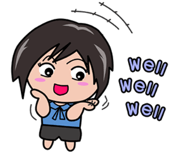 Buty girl Ver.Eng sticker #8671383