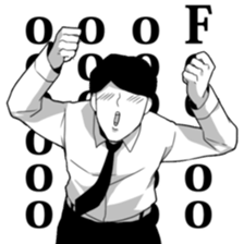 Reaction with full body action. sticker #8671564