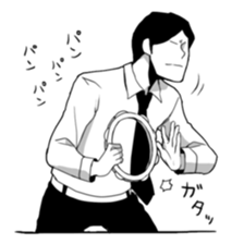 Reaction with full body action. sticker #8671566