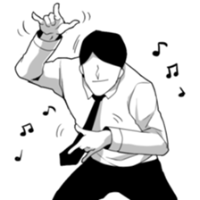 Reaction with full body action. sticker #8671573