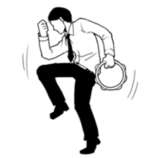 Reaction with full body action. sticker #8671580