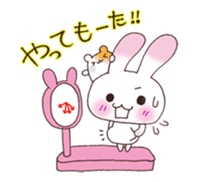 A lovely rabbit 3 sticker #8672205