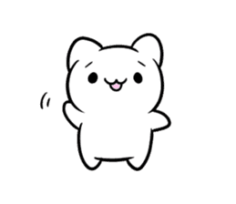 Kawaii kitten Sticker sticker #8672325