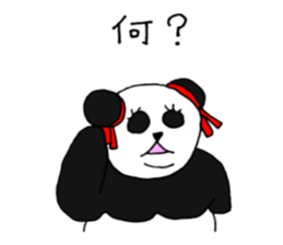 Panpan of a relaxation panda4 sticker #8672632
