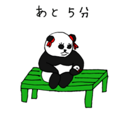 Panpan of a relaxation panda4 sticker #8672636