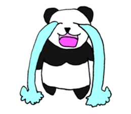 Panpan of a relaxation panda4 sticker #8672641