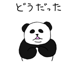 Panpan of a relaxation panda4 sticker #8672642