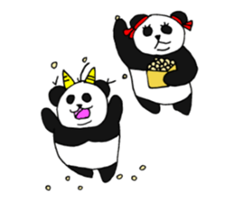 Panpan of a relaxation panda4 sticker #8672655