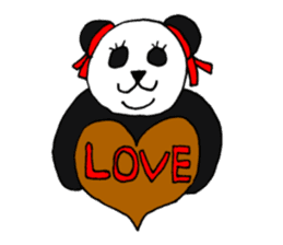 Panpan of a relaxation panda4 sticker #8672656