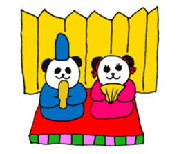 Panpan of a relaxation panda4 sticker #8672658