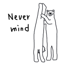 Gymnastic formation Bear English ver. sticker #8672990