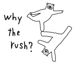 Gymnastic formation Bear English ver. sticker #8673016