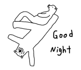 Gymnastic formation Bear English ver. sticker #8673019