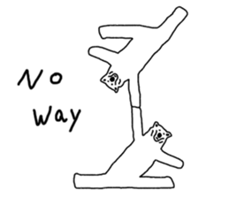 Gymnastic formation Bear English ver. sticker #8673020