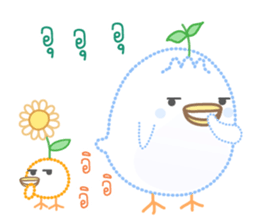 Dashed Line of Elfy & Tampopo sticker #8673126