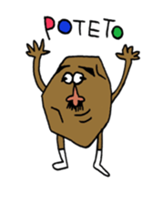 POTETO MEN!! sticker #8674703