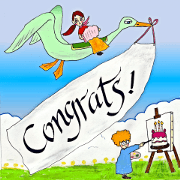 สติ๊กเกอร์ไลน์ Congrats! by Kaoru & Secky