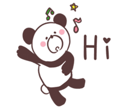 Love panda, sticker #8674994