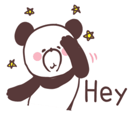 Love panda, sticker #8674995