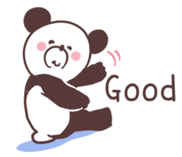 Love panda, sticker #8674998