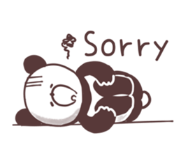 Love panda, sticker #8674999