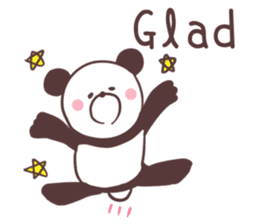 Love panda, sticker #8675004