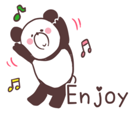 Love panda, sticker #8675009