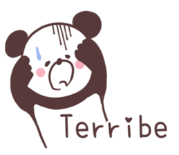 Love panda, sticker #8675011